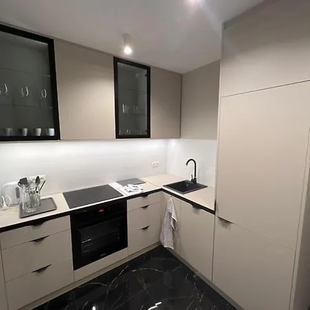 Apartment Beige 24H Parking Piekary Airport Katowice Pyrzowice Piekary Śląskie